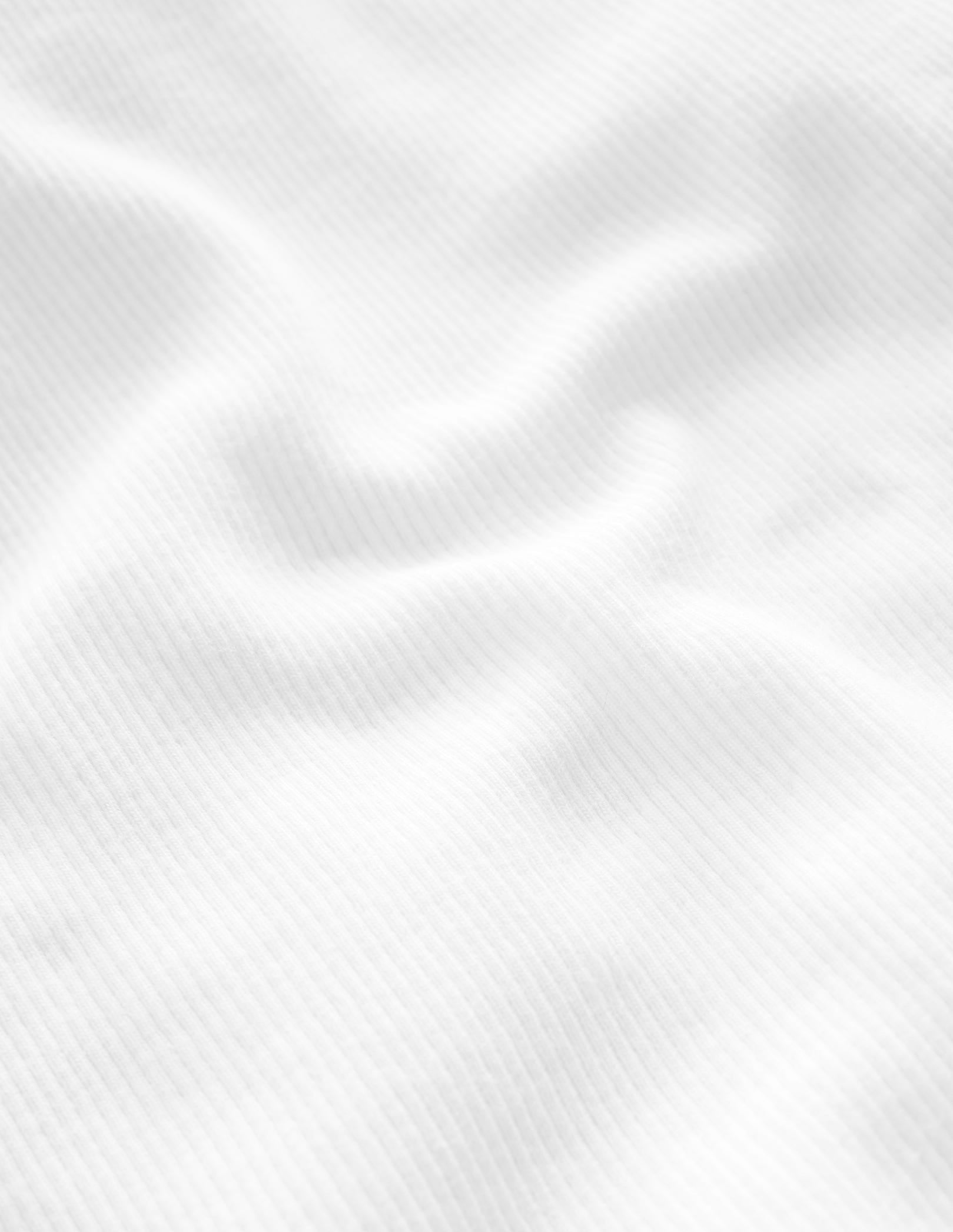 Ribbed Lace Trim Tank-White - Image 3