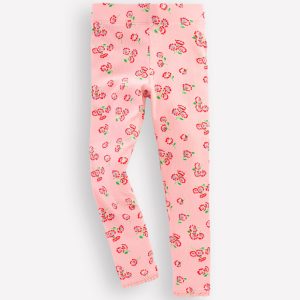 Ribbed Leggings-Chalk Pink Daisy