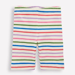 Biker Shorts-Multi Stripe