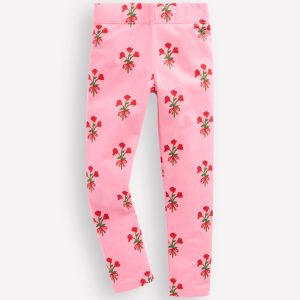 Fun Leggings-Bubblegum Pink Posy