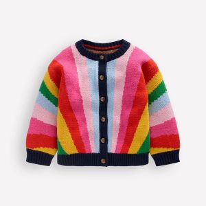 Rainbow Cardigan-Multi Rainbow