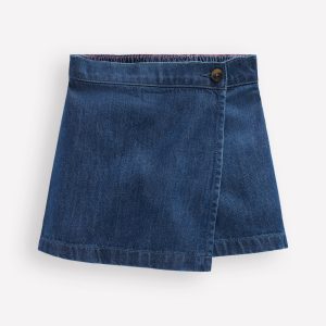 Wrap Woven Skort-Mid Vintage