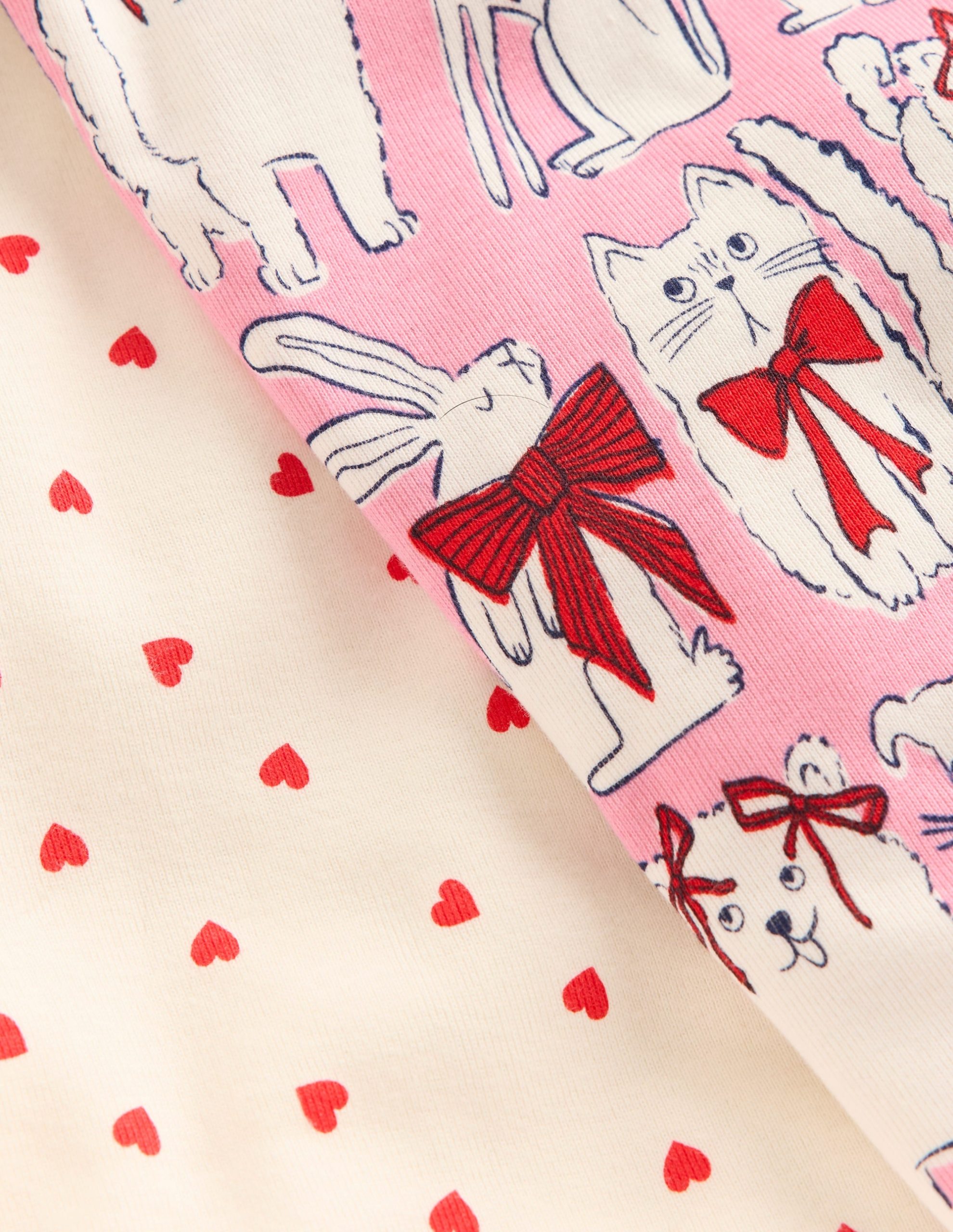 Twin Pack Snug Pajamas-Bubblegum Pink Favourite Pets - Image 3