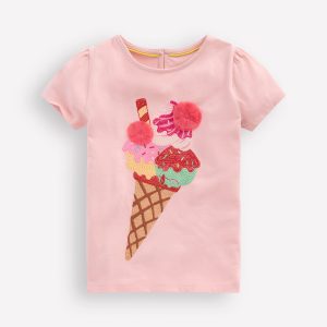 Puff Sleeve Superstitch Top-Lotus Ice Cream