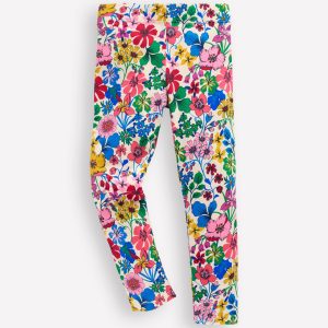 Fun Leggings-Multi Rainbow Floral