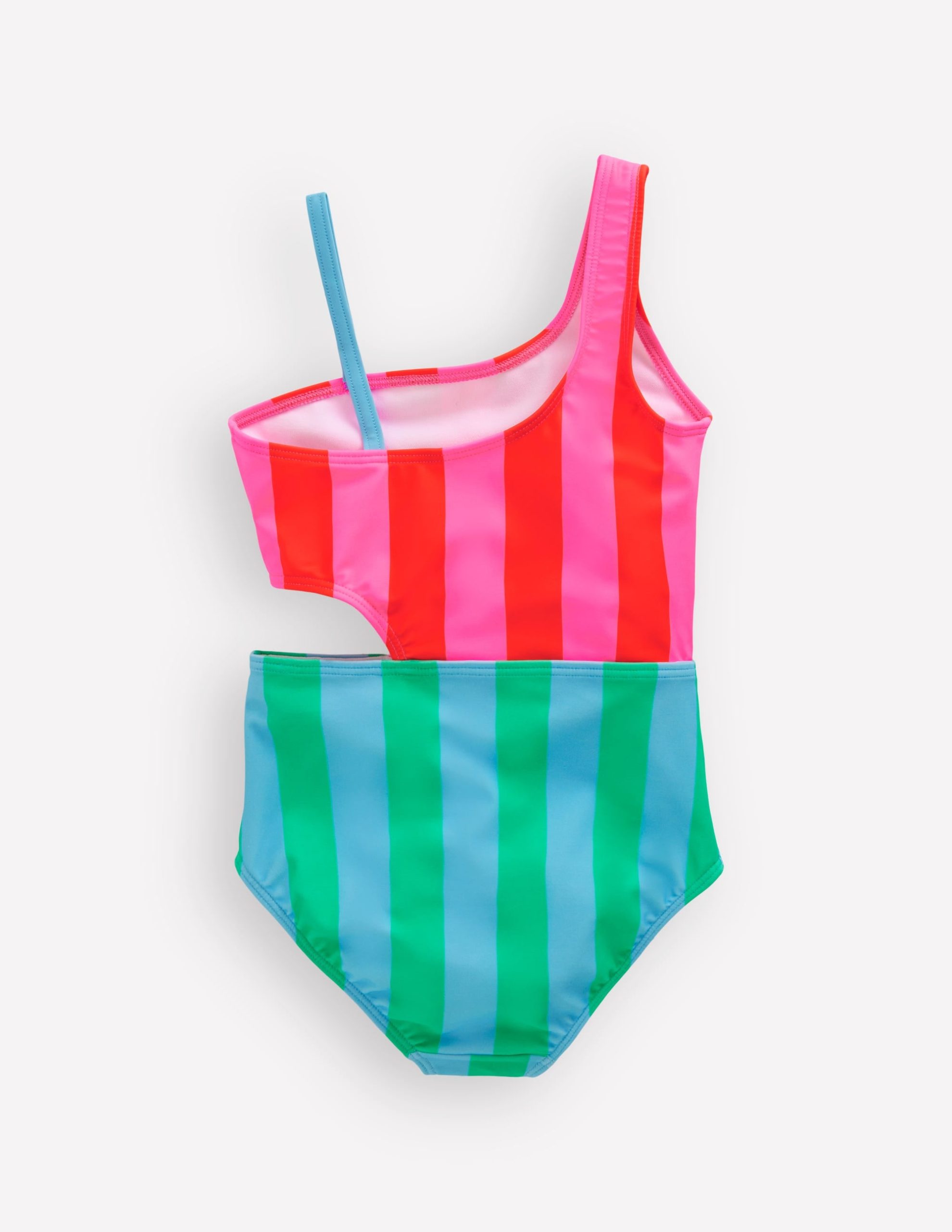 Cut Out Swimsuit-Multi Stripe - Image 3