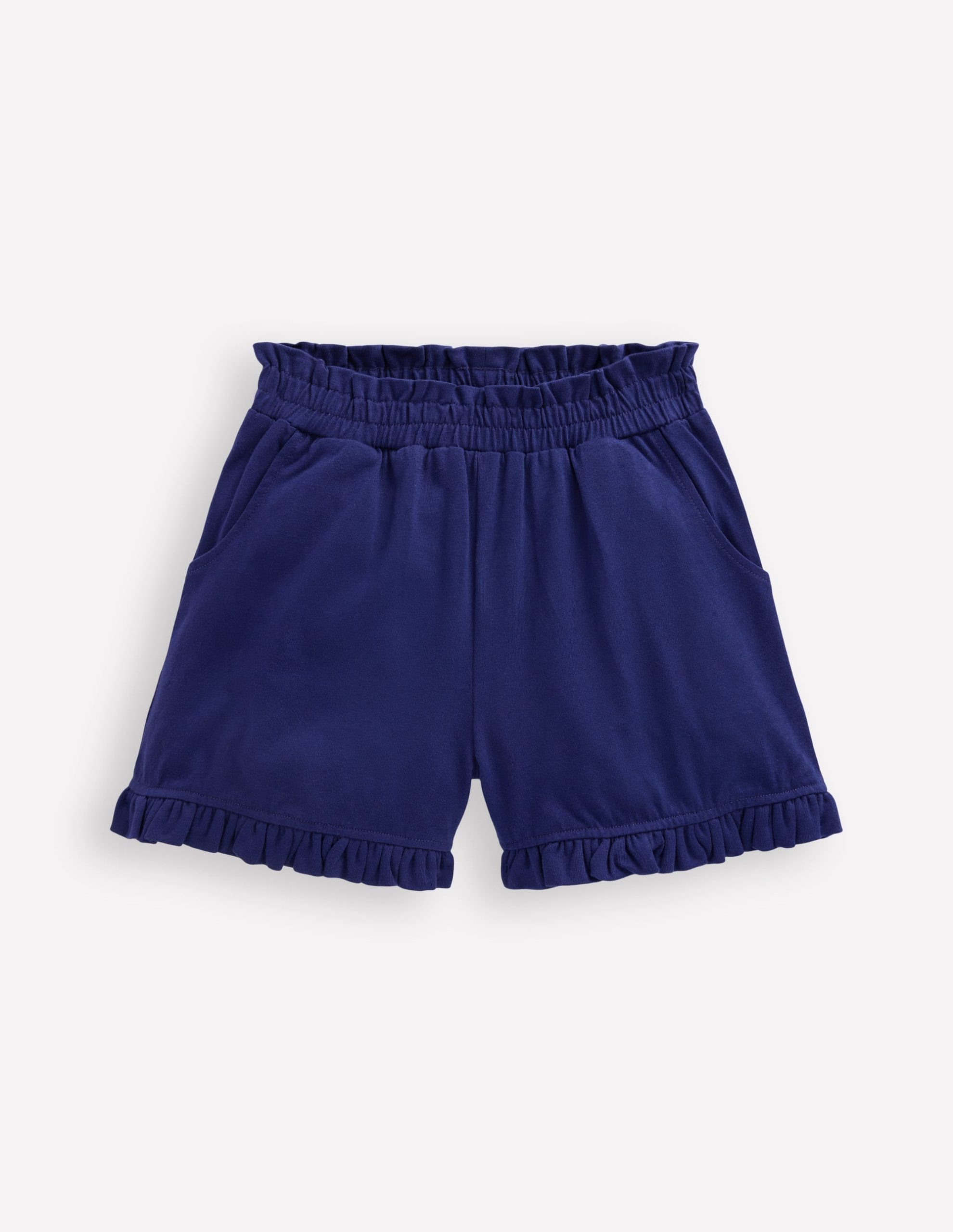 Pretty Jersey Shorts-Navy