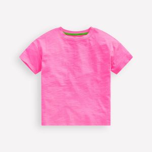 Relaxed Neon T-shirt-Pink Neon