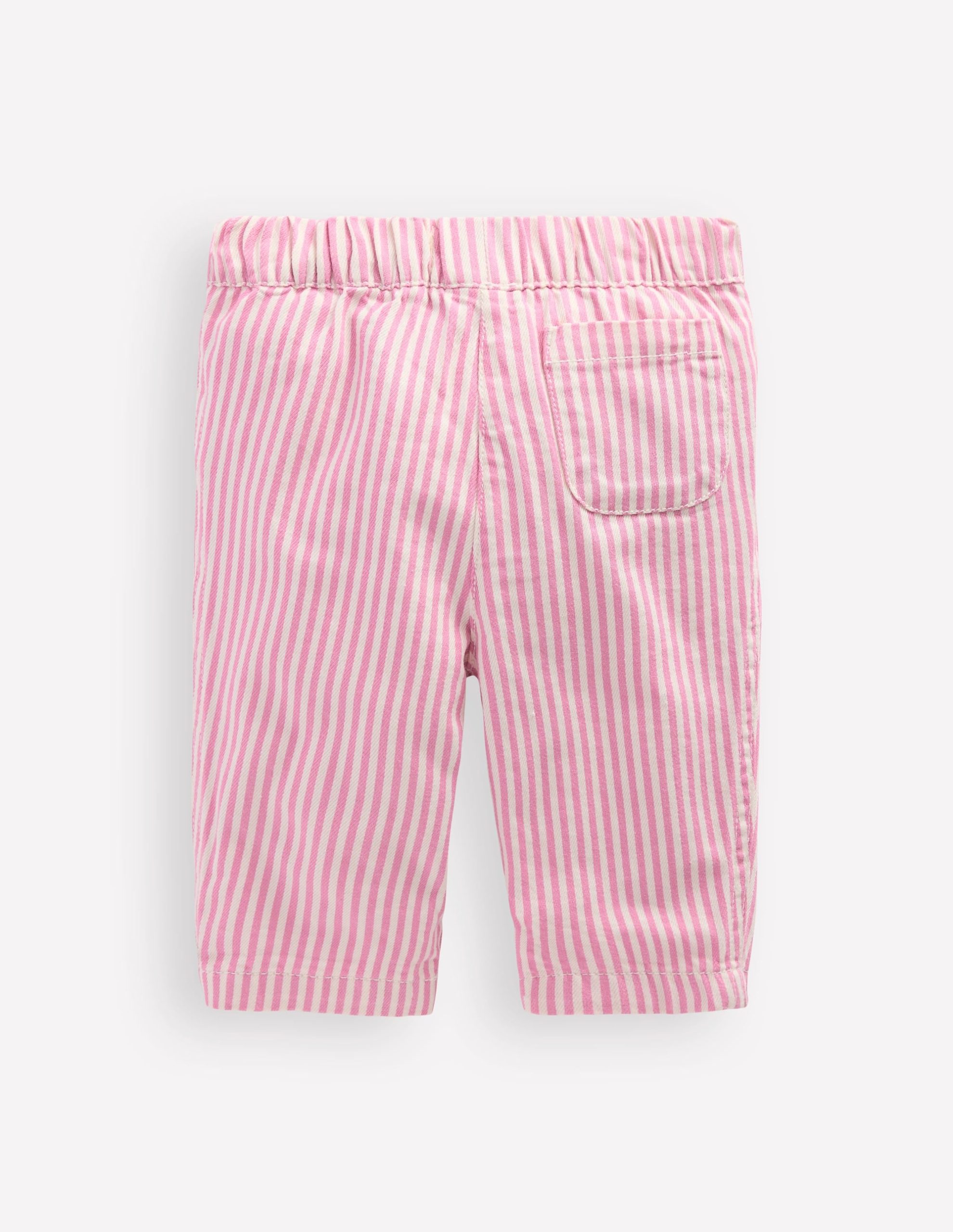 Cotton Pull-on Pants-Pink Stripe - Image 2