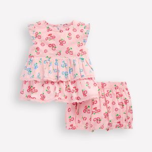 Tiered Ruffle Play Set-Pink Daisy Hotchpotch