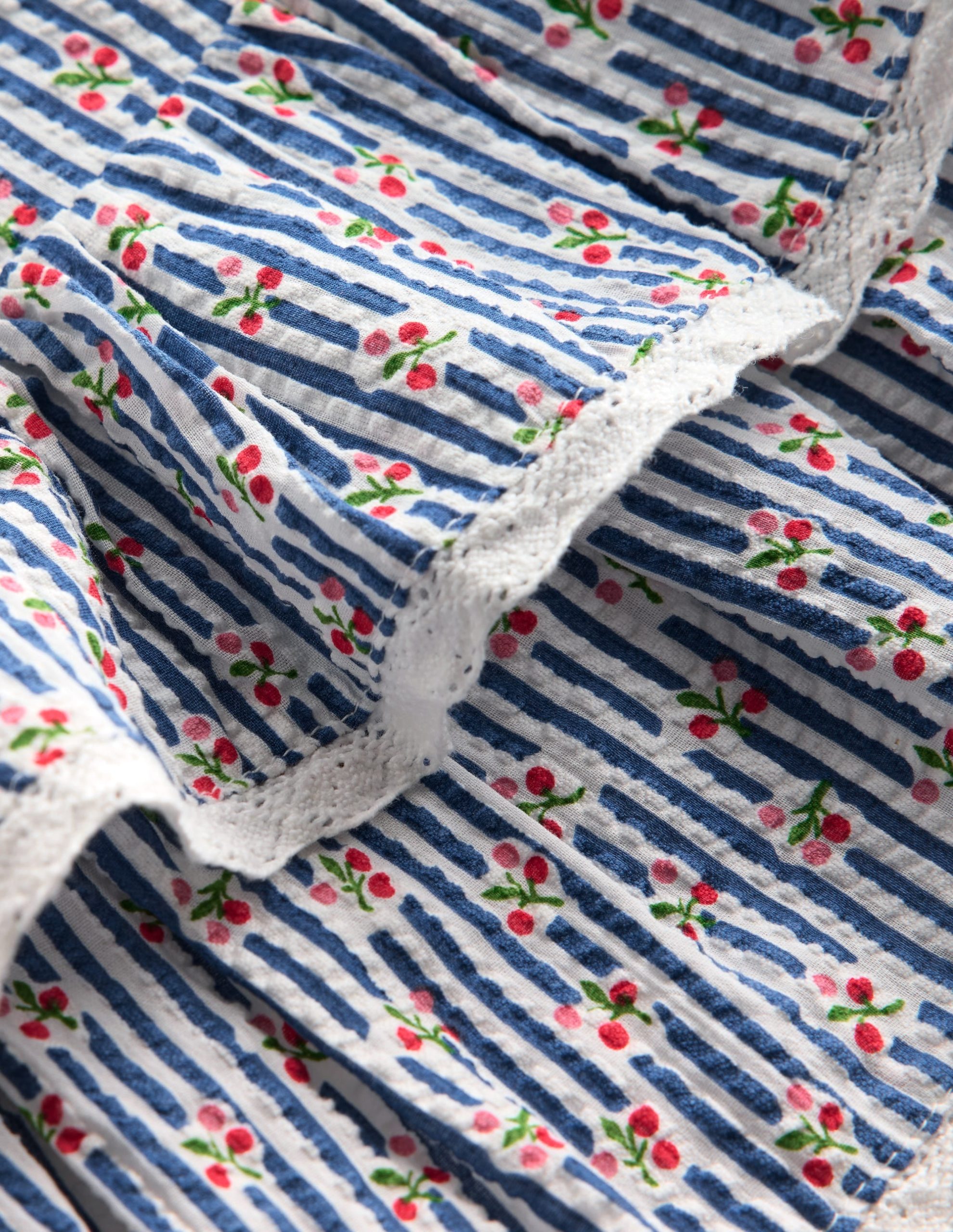 Tiered Ruffle Play Set-Bluejay Cherry Stripe - Image 3