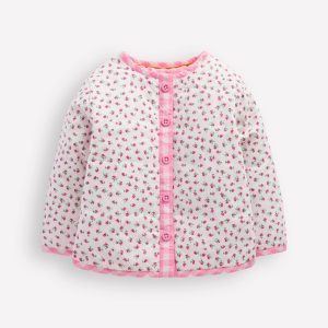 Appliqué Quilted Jacket-Patchwork Ditsy Sun
