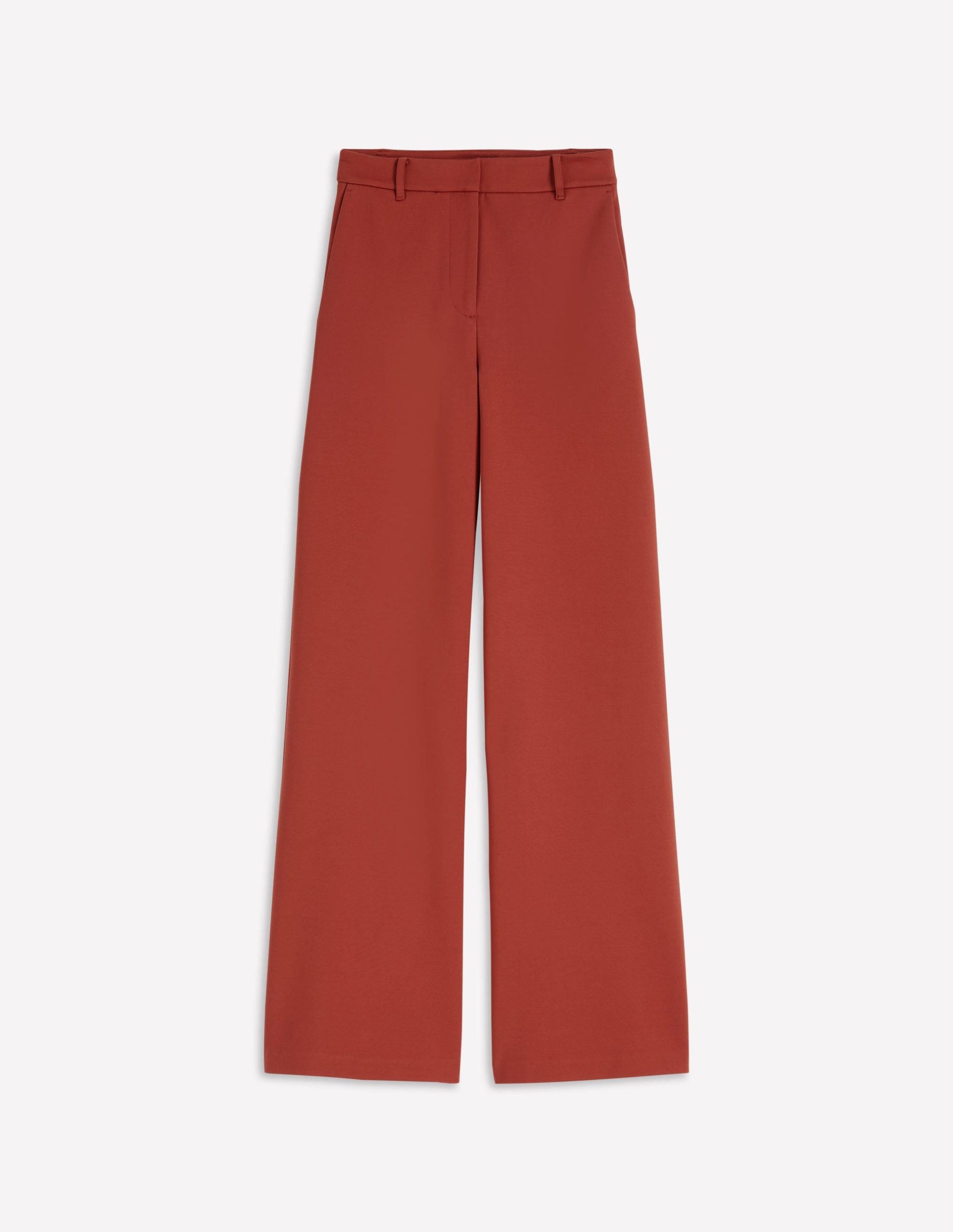 Belgravia Ponte Pants-Burnt Orange - Image 5