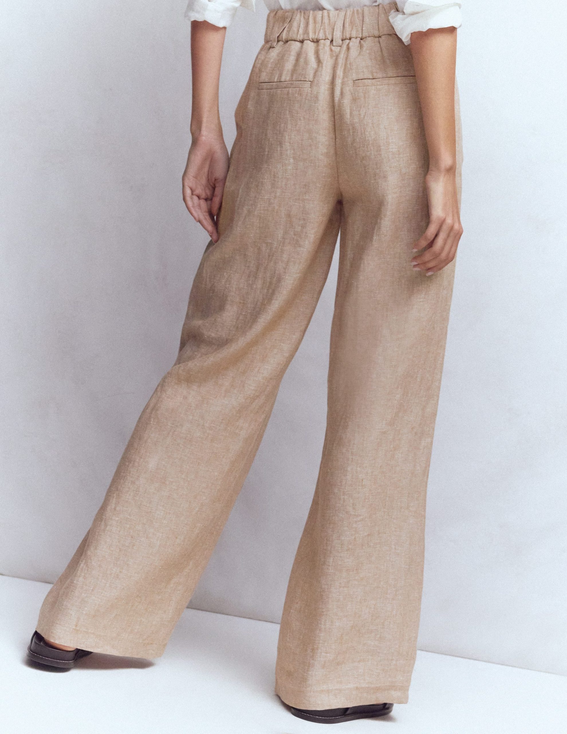 Kensington Linen Pants-Amphora Chambray - Image 3