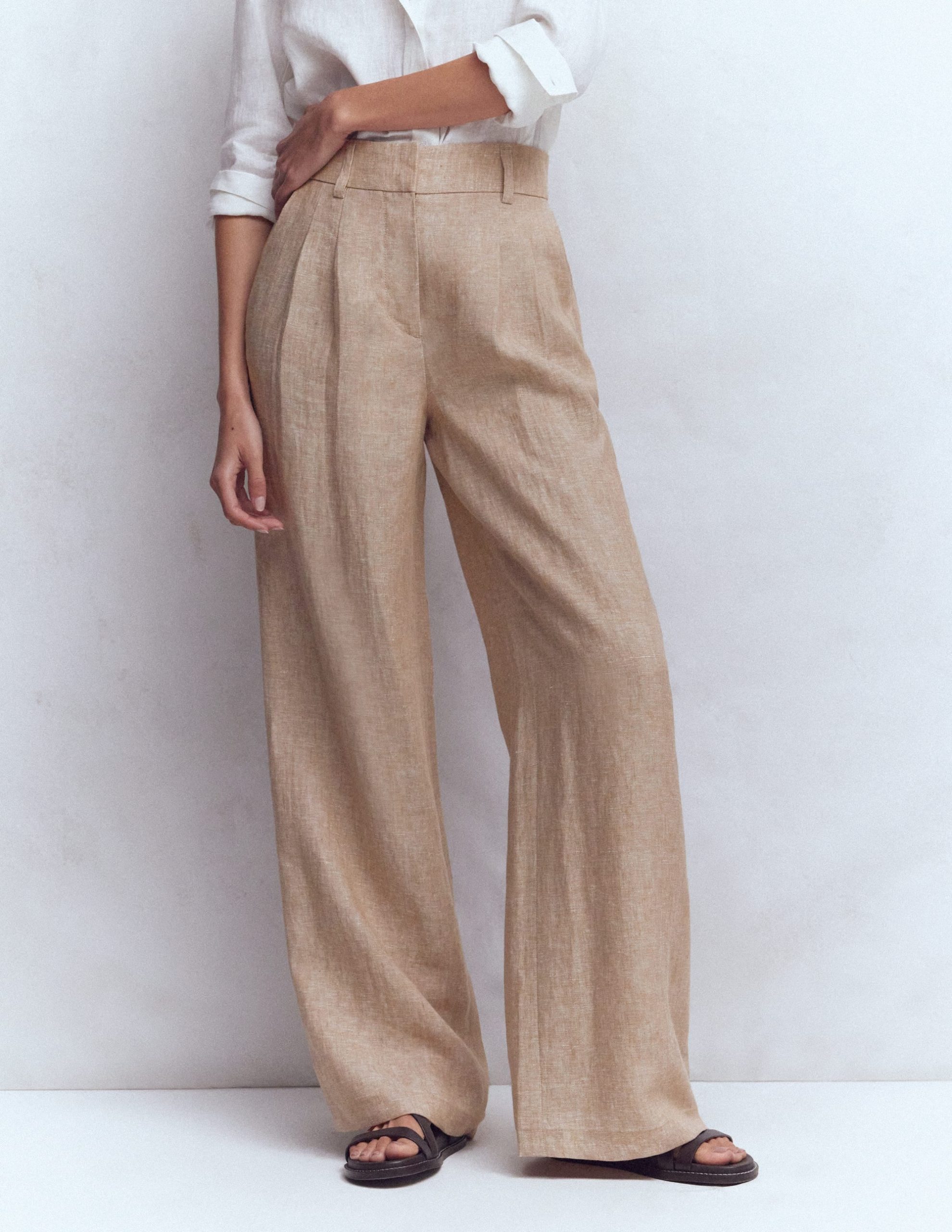 Kensington Linen Pants-Amphora Chambray - Image 4