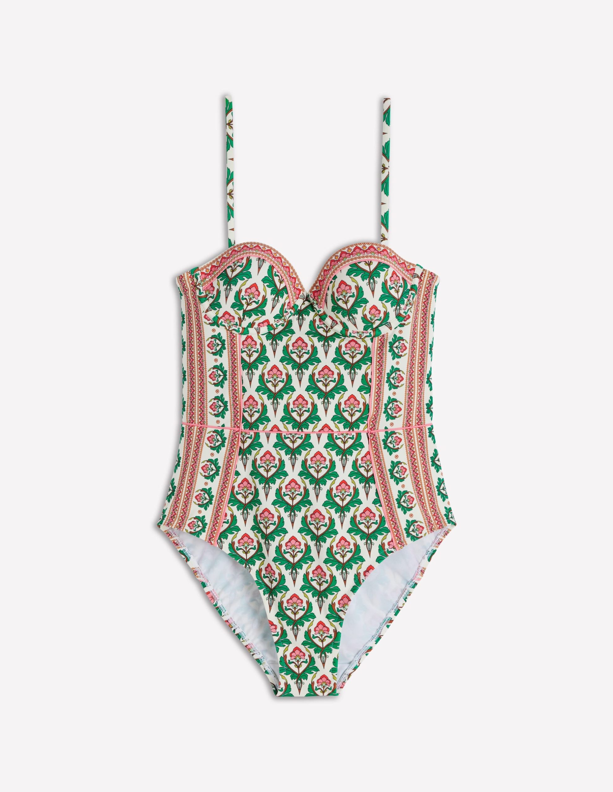 Rhodes Cup-Size Swimsuit-Ivory. Ornamental Stamp - Image 7