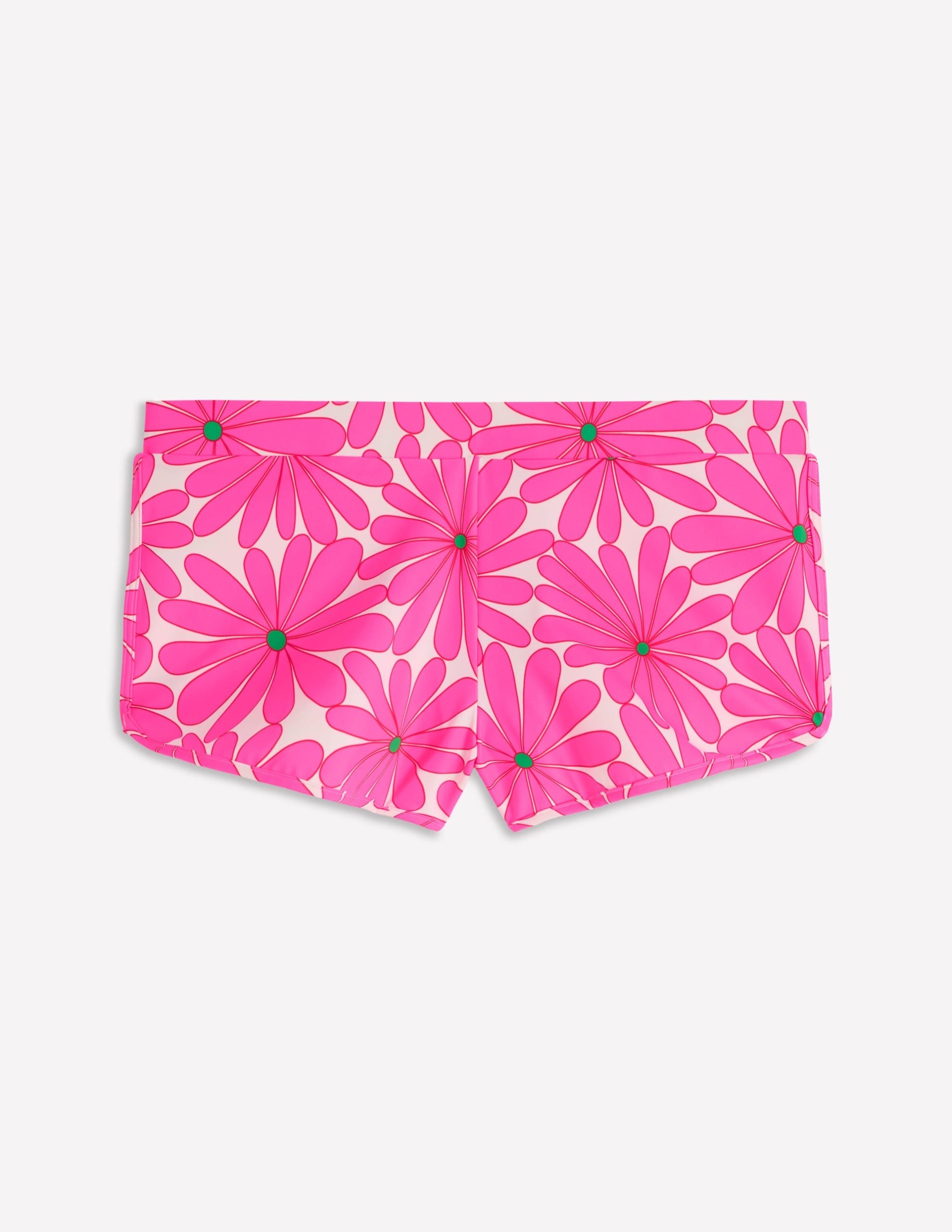 Rash Guard Swim Shorts-Sangria Sunset. Daisy Blossom - Image 6