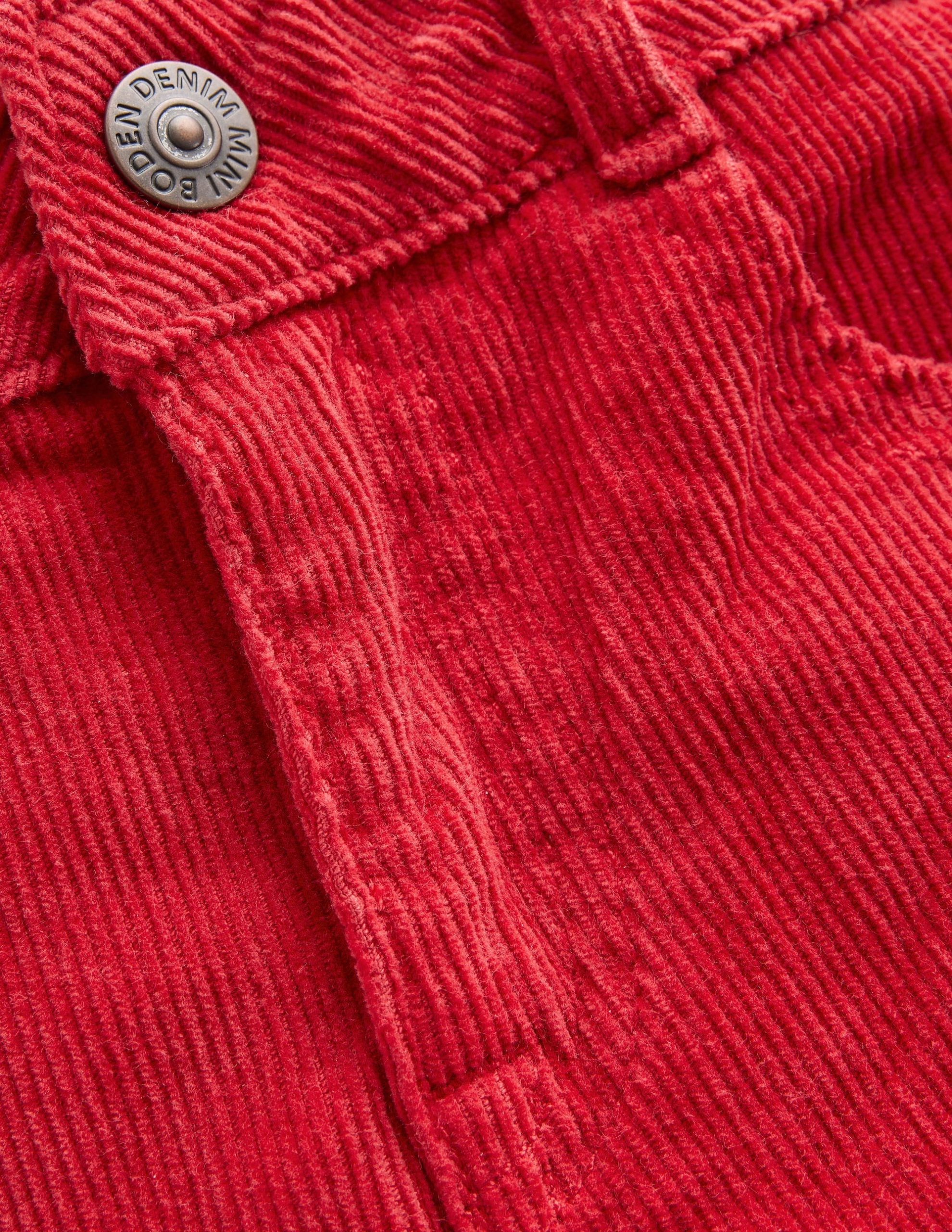 Classic Cord Pants-Carmine Red - Image 3
