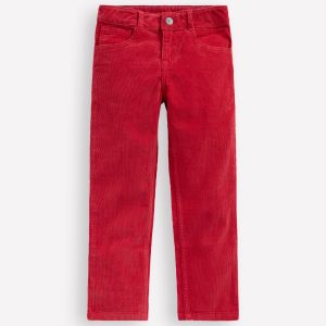 Classic Cord Pants-Carmine Red