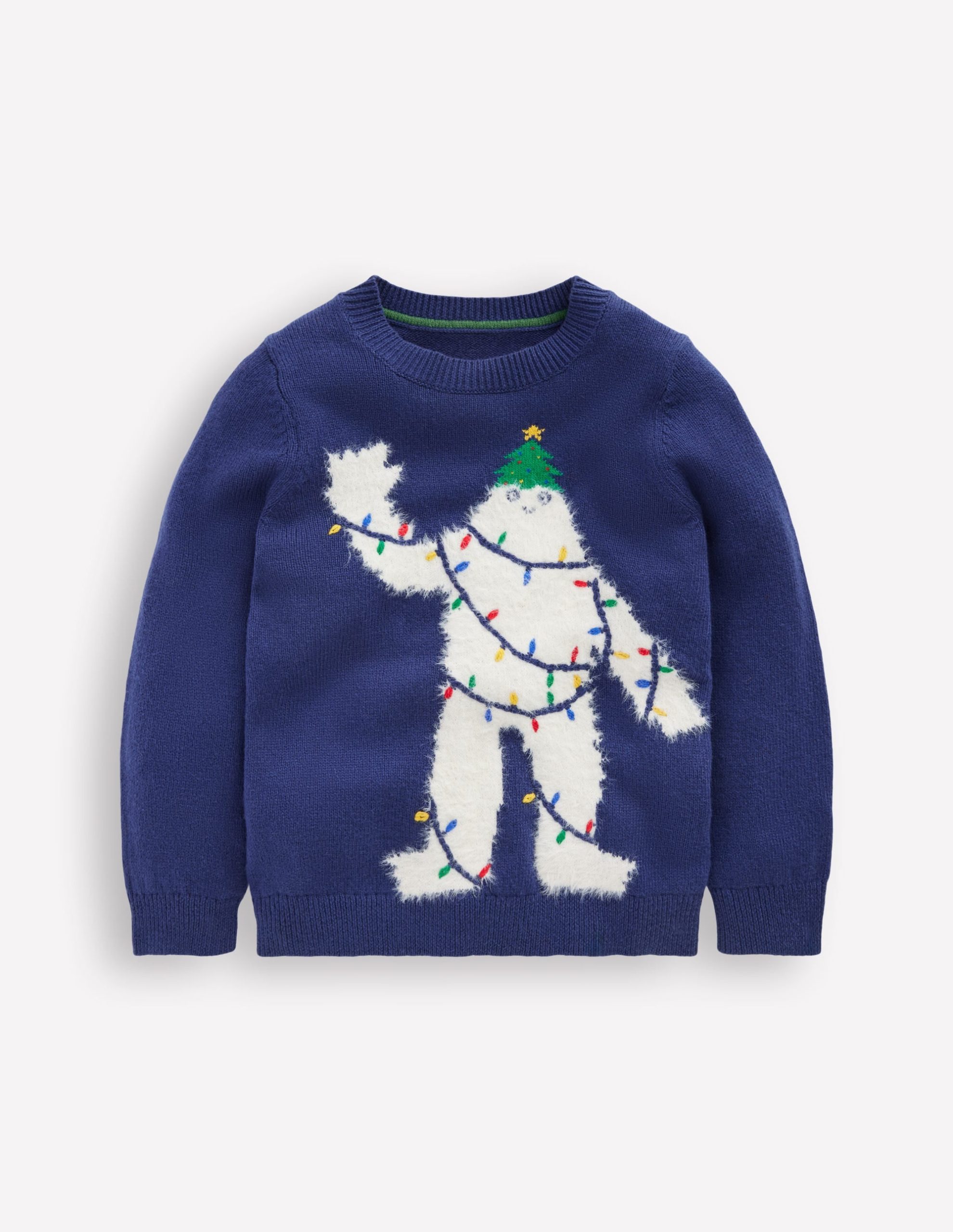 Fun Logo Sweater-College Navy Yeti