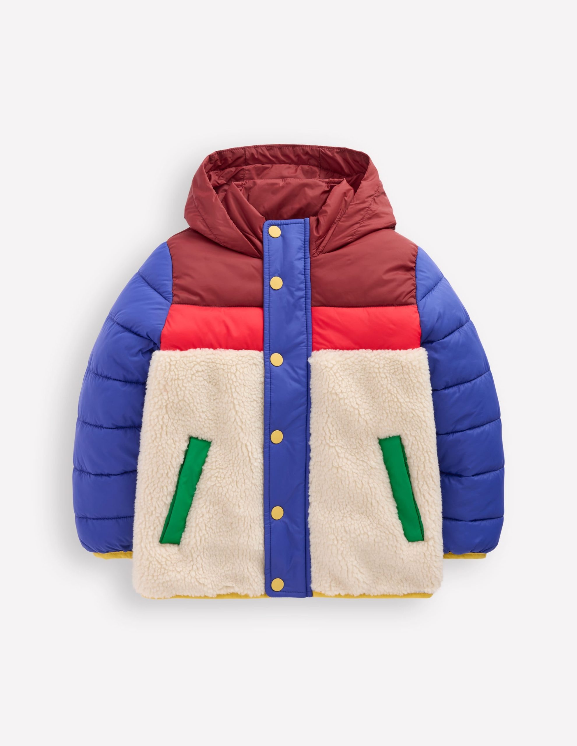 Borg Mix Jacket-Multi - Image 7