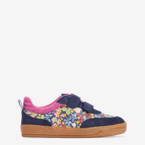Colourblock Low Tops-Floral