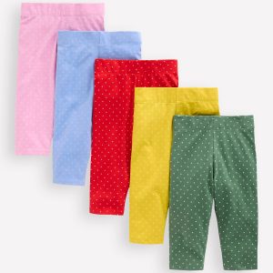 5-Pack Cropped Leggings-Multi Spot