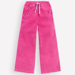 Relaxed Cord Pants-Raspberry Pink