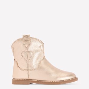 Western Boots-Gold