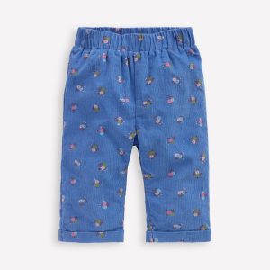 Cosy Lined Pants-Bluejay Blue Spaced Ditsy