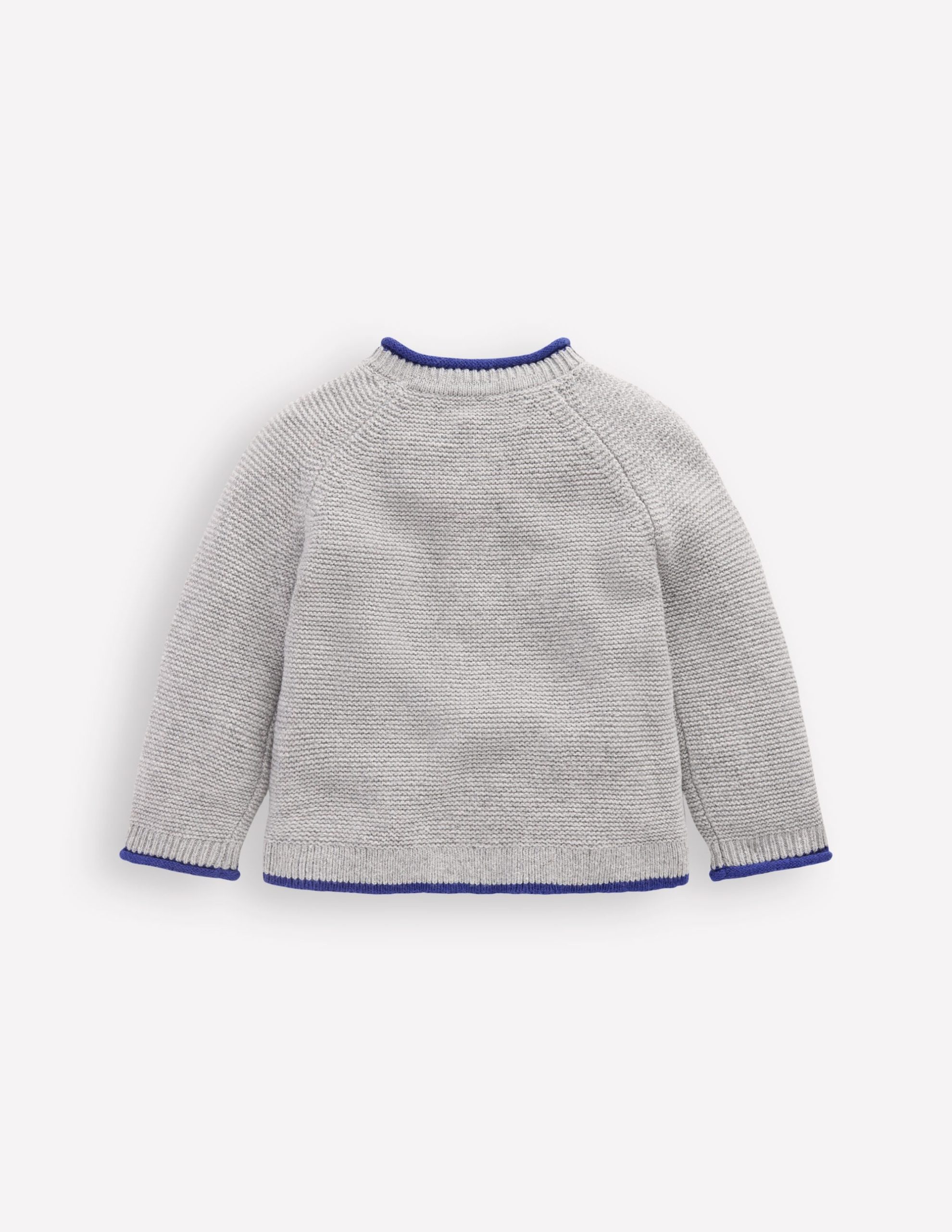Novelty Logo Cardigan-Grey Marl Cars - Image 2