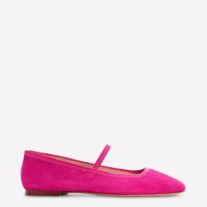 Thea Mary Jane Ballet Flats-Pink Peony