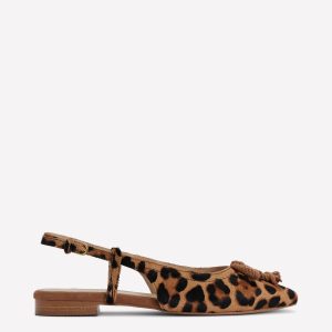Easy Slingback Flats-Classic Leopard