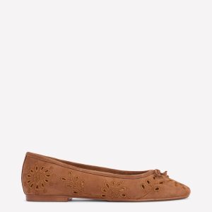 Cut Out Ballet Flats-Gingersnap