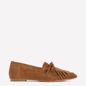 Soft Tassel Deck Shoes-Tan