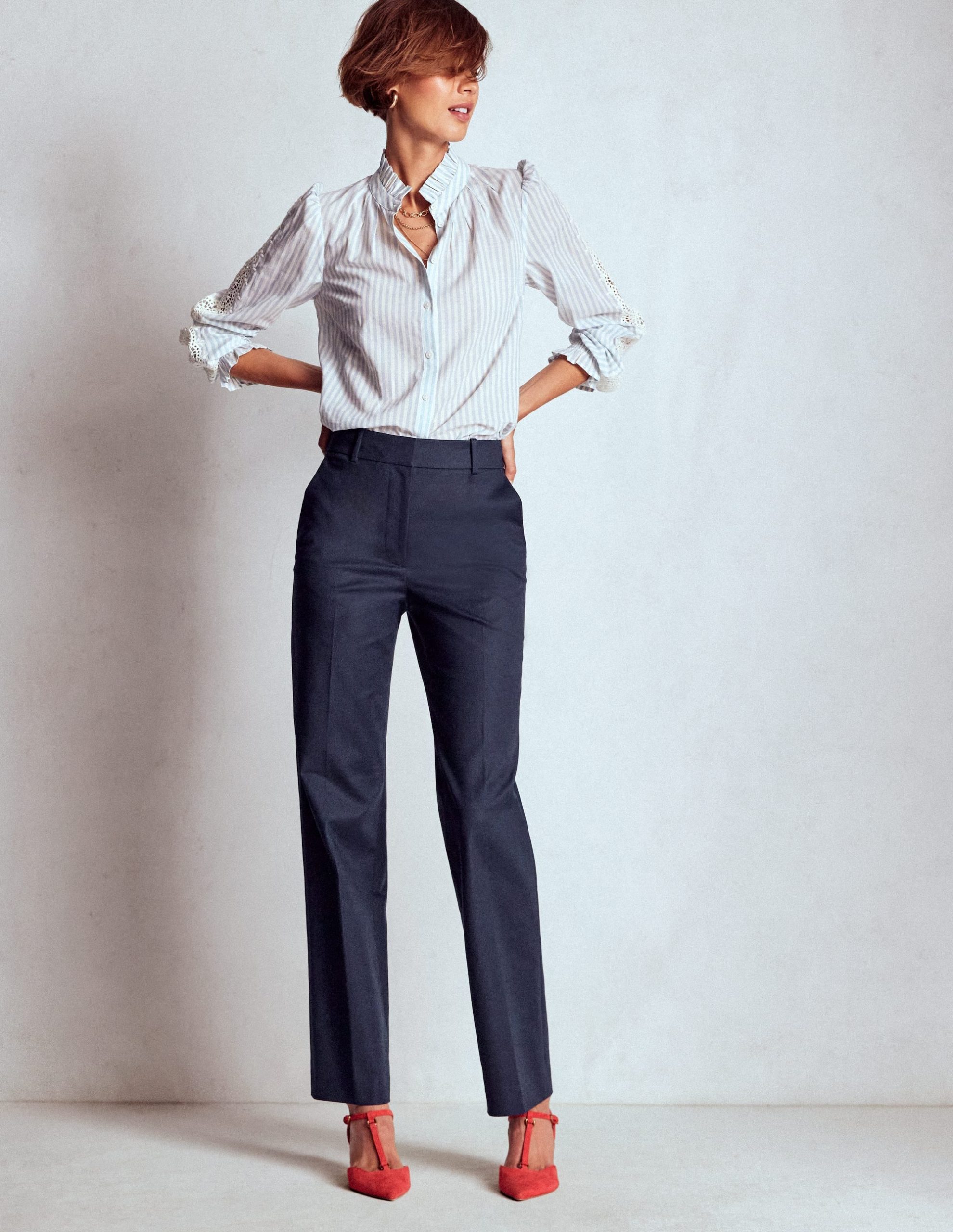 Canonbury Pants-Navy