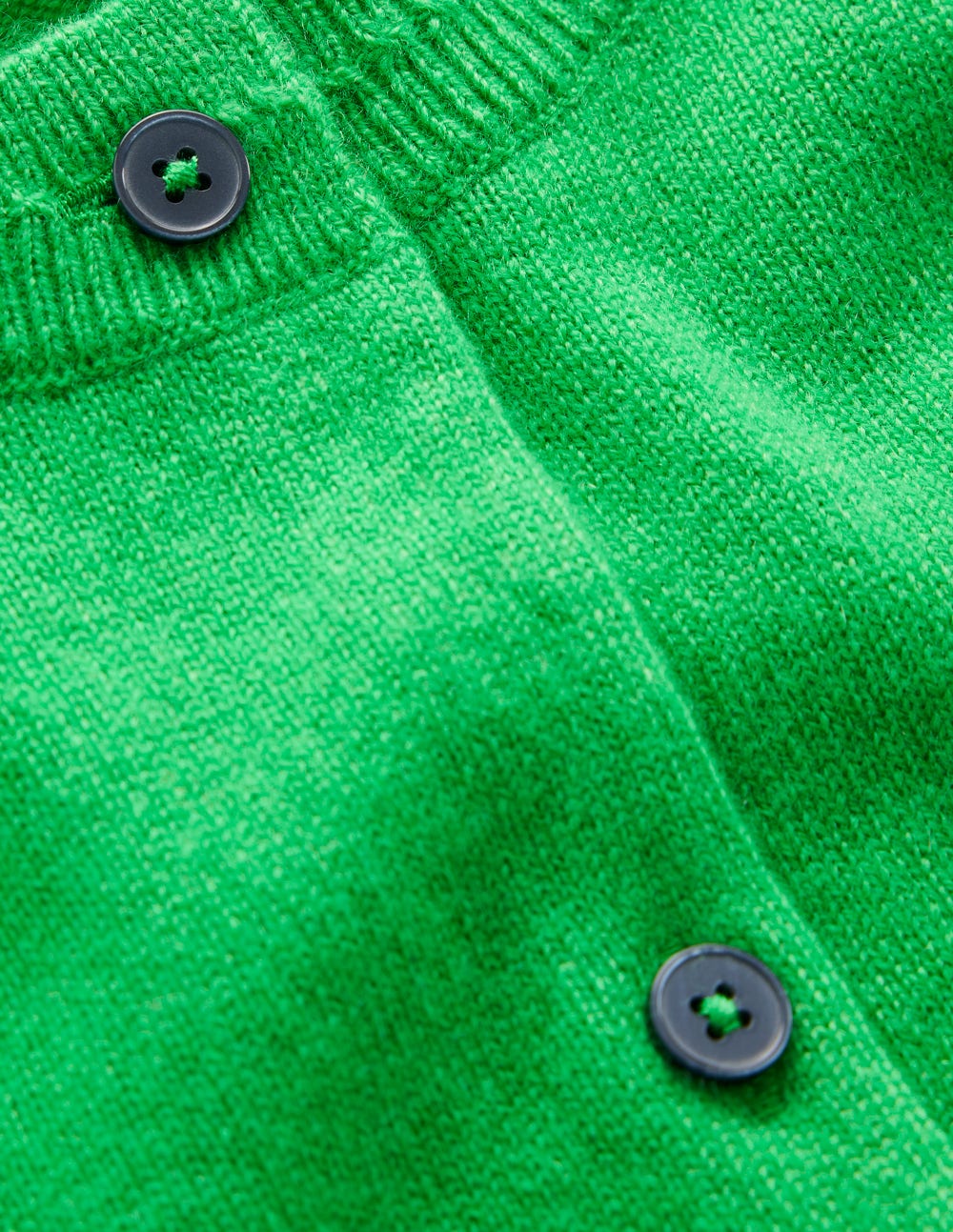 Eva Cashmere Crew Cardigan-Sapling Green - Image 6