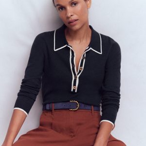 Liz Henley Jumper-Navy