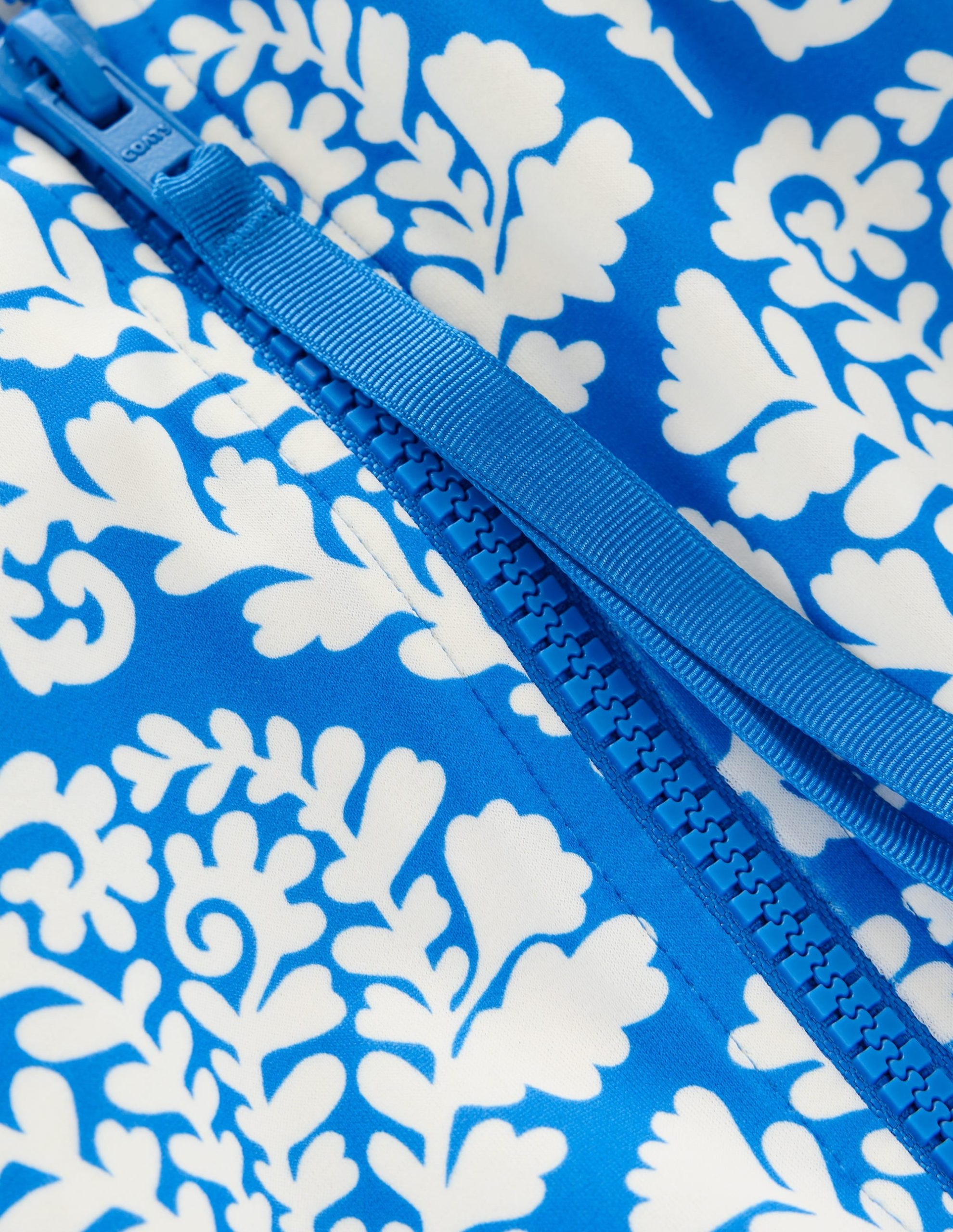 Sporty Rash Guard Swimsuit-Bright Blue. Blossomy - Image 8