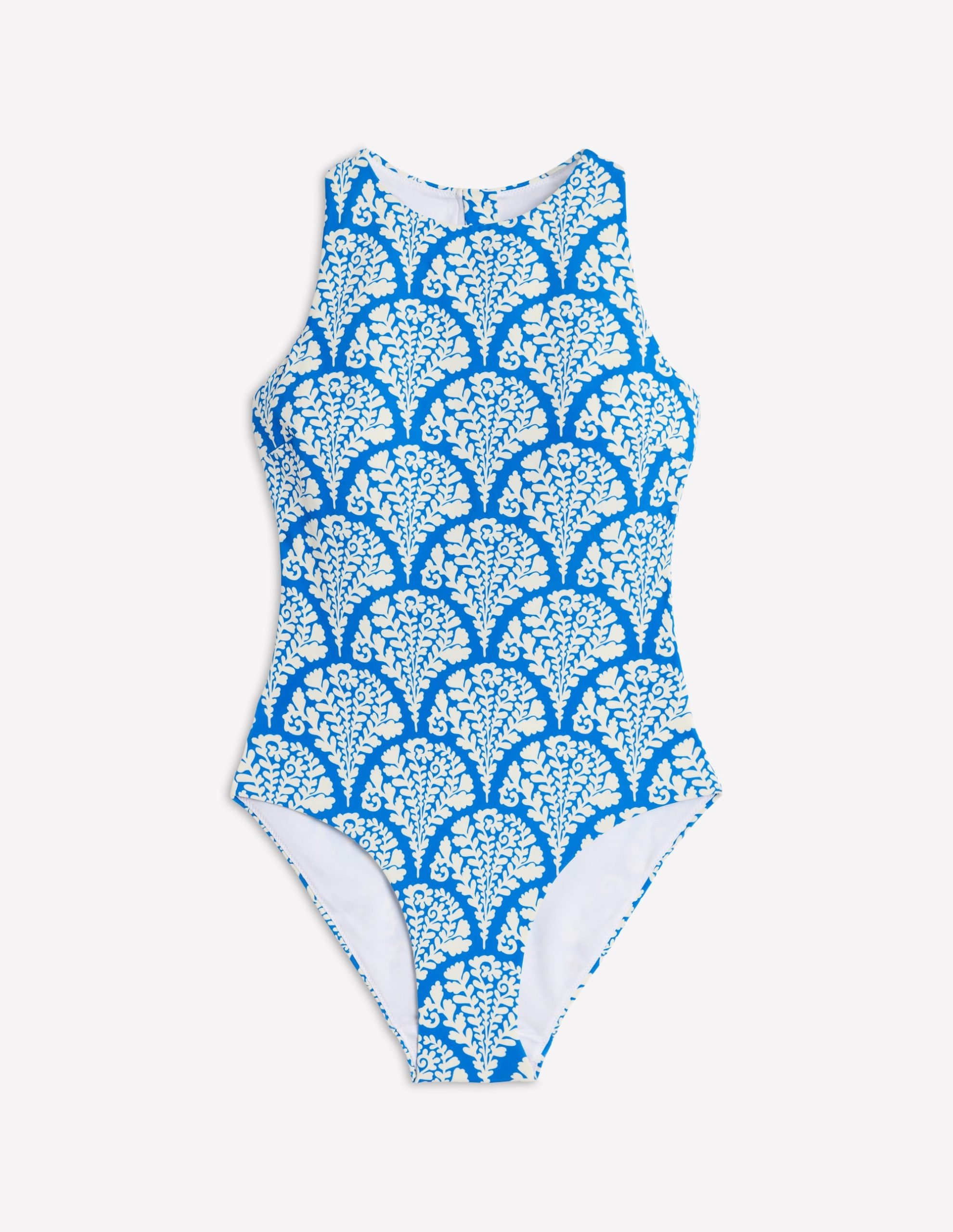 Sporty Rash Guard Swimsuit-Bright Blue. Blossomy - Image 7