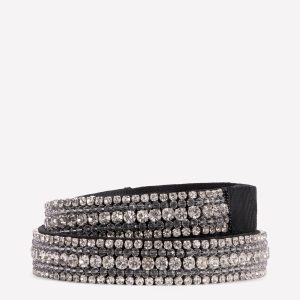 Embellished Belt-Clear Jewel
