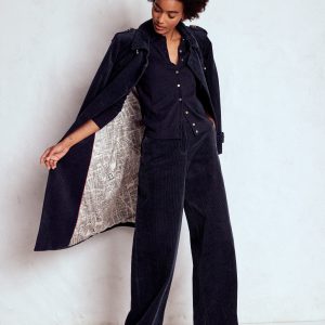 Briony Stitch Cardigan-Navy