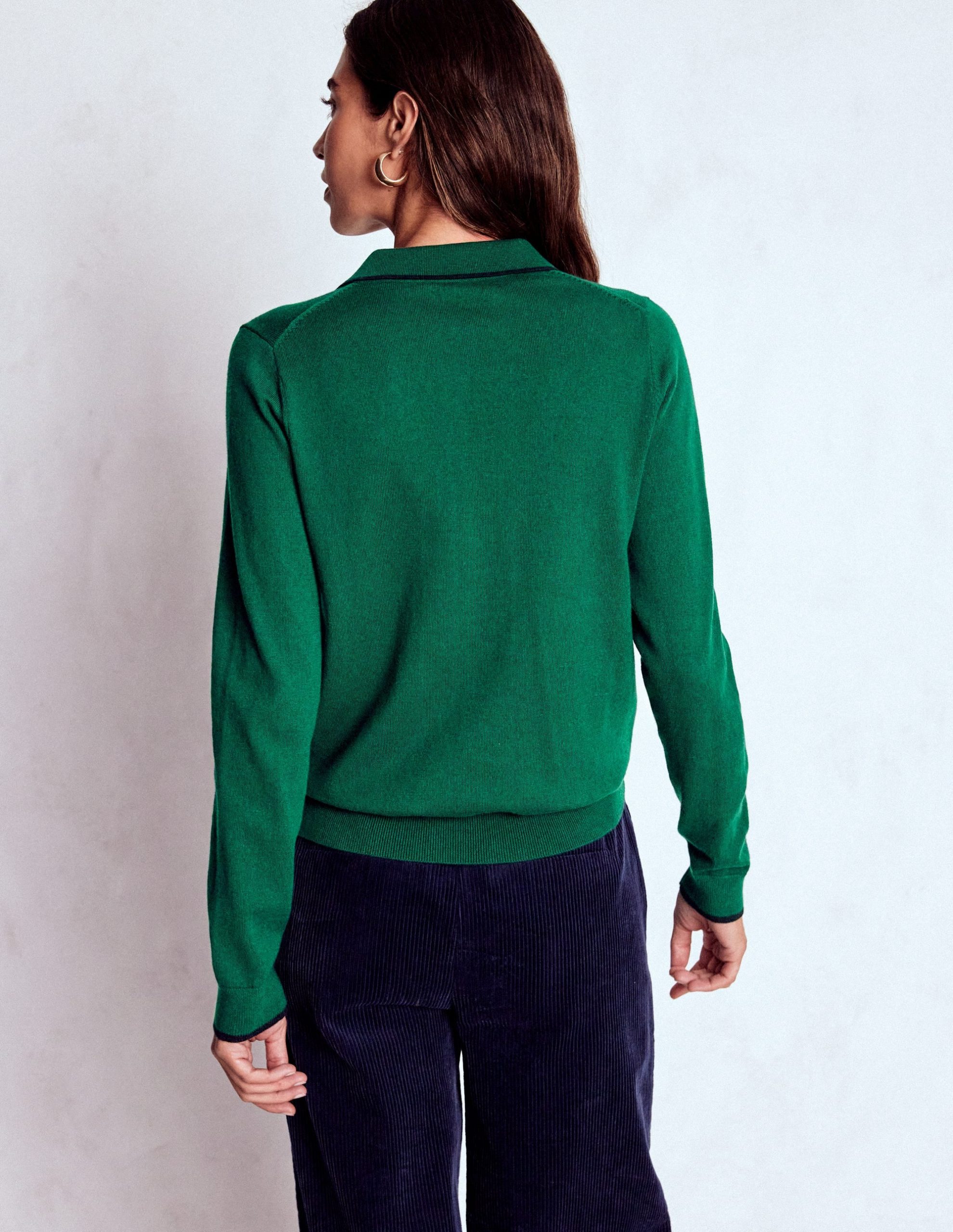 Liz Henley Jumper-Botanical Garden Green - Image 3