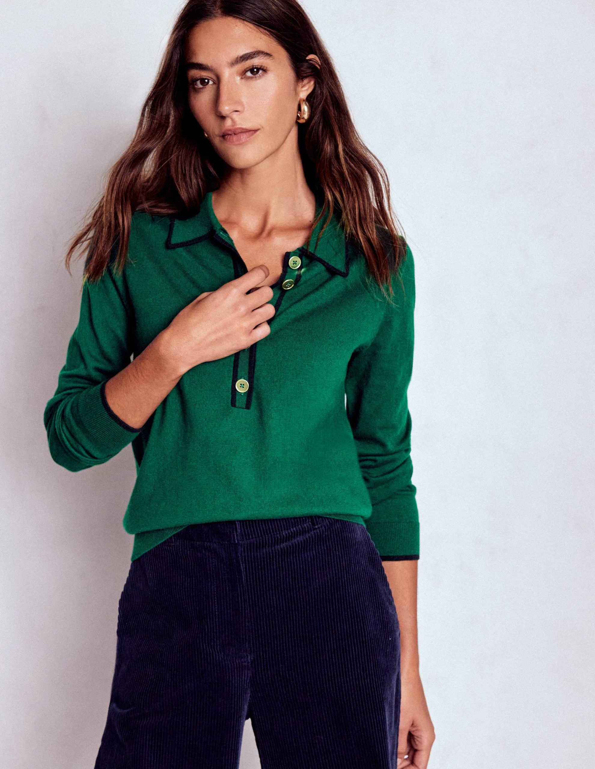 Liz Henley Jumper-Botanical Garden Green - Image 4