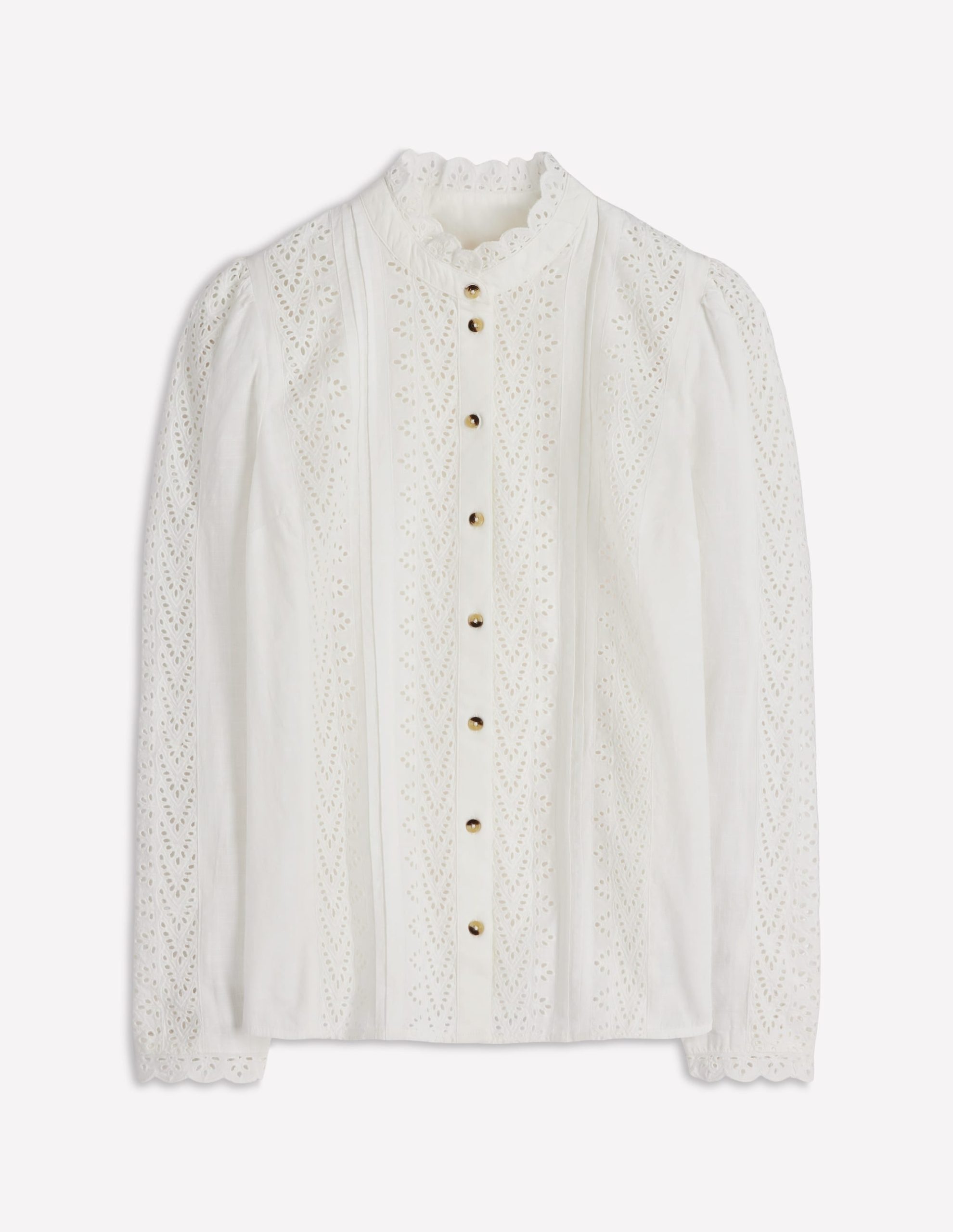 Savannah Broderie Top-Ivory - Image 5