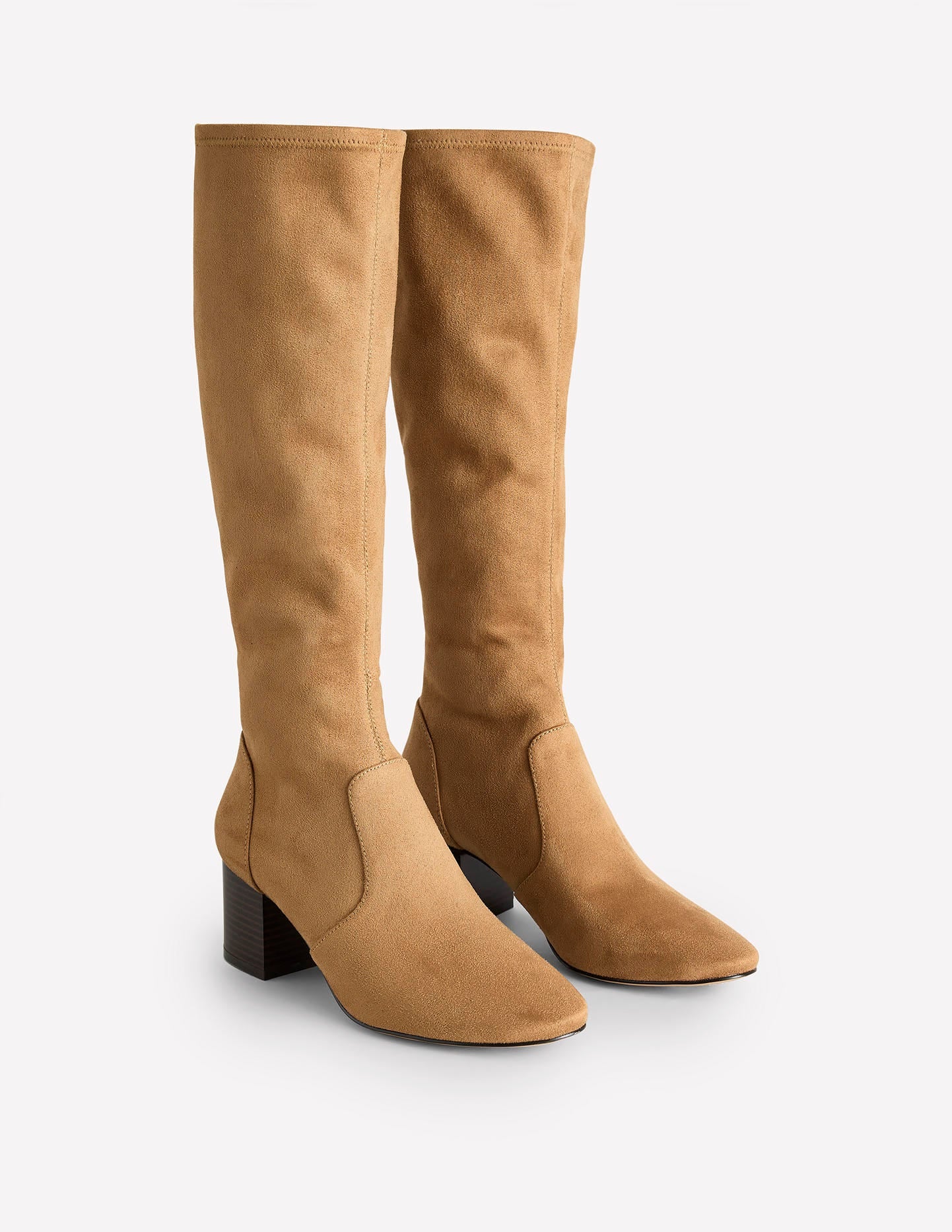 Stretch Knee Heel Boots-Acorn - Image 3