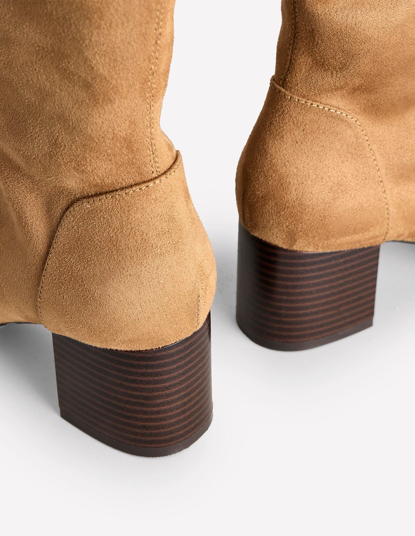 Stretch Knee Heel Boots-Acorn - Image 4