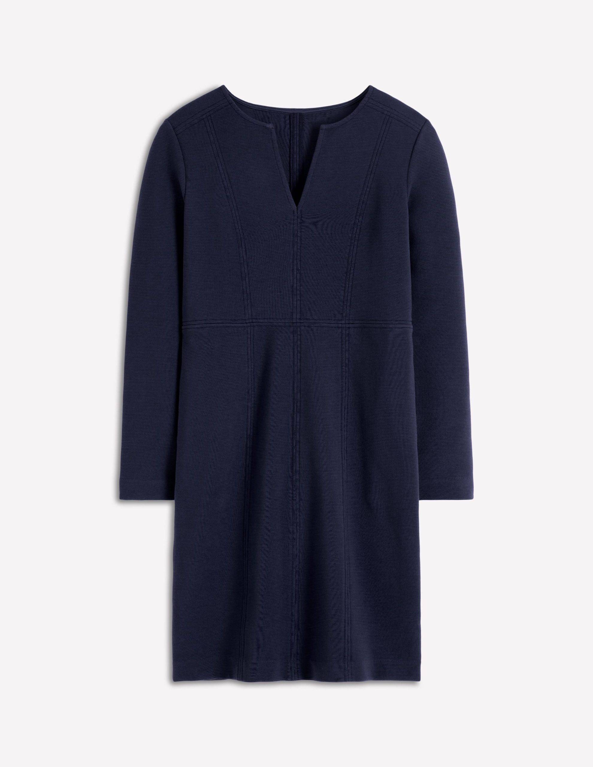 Colette Ottoman Shift Dress-Navy - Image 5