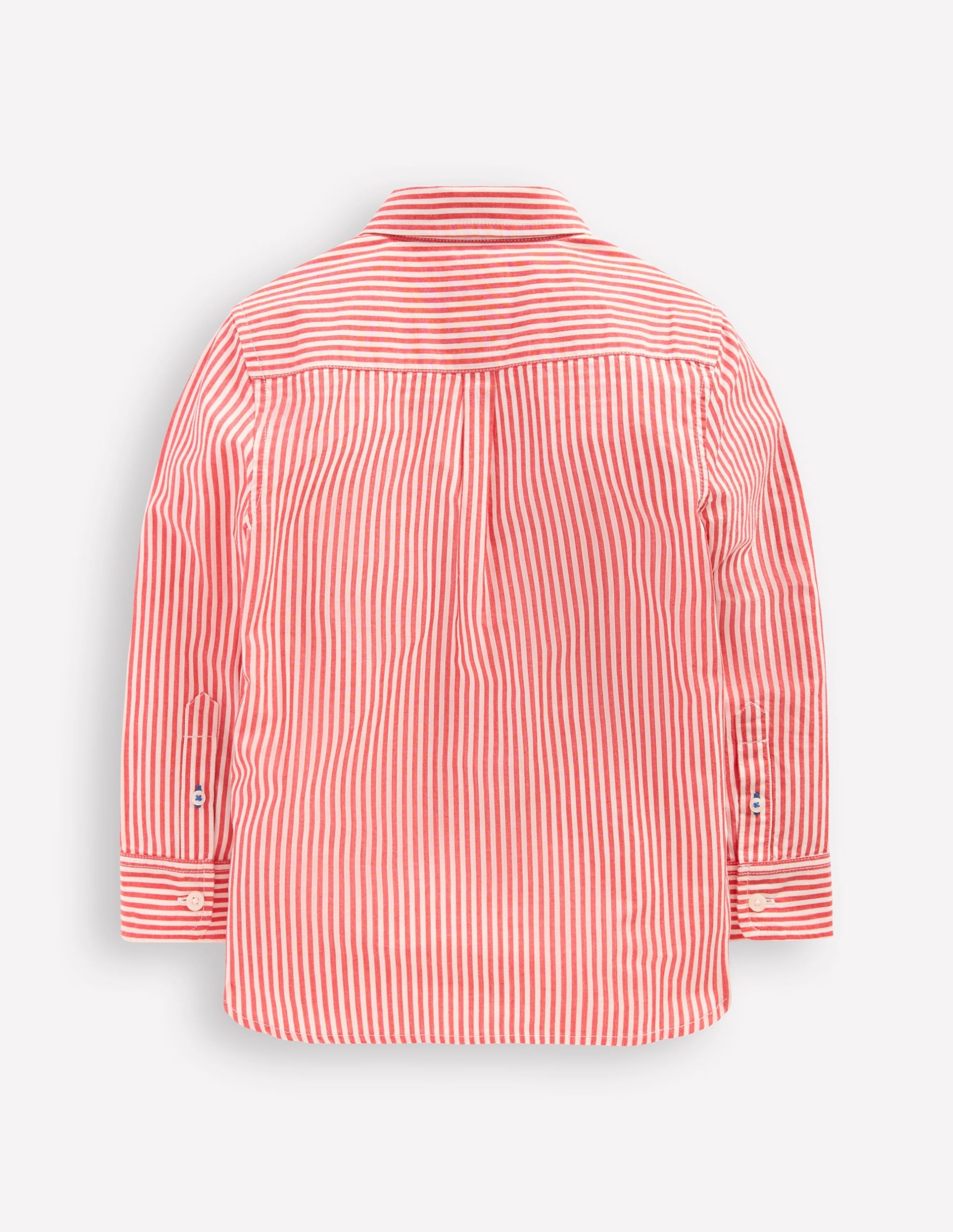 Cotton Shirt-Red Ticking - Image 5