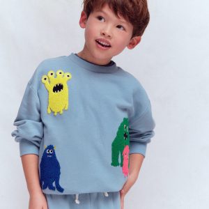 Fun Sweatshirt-Boucle Monster